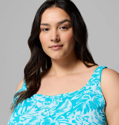 Ocean Teal Vacay Blooms Tonal