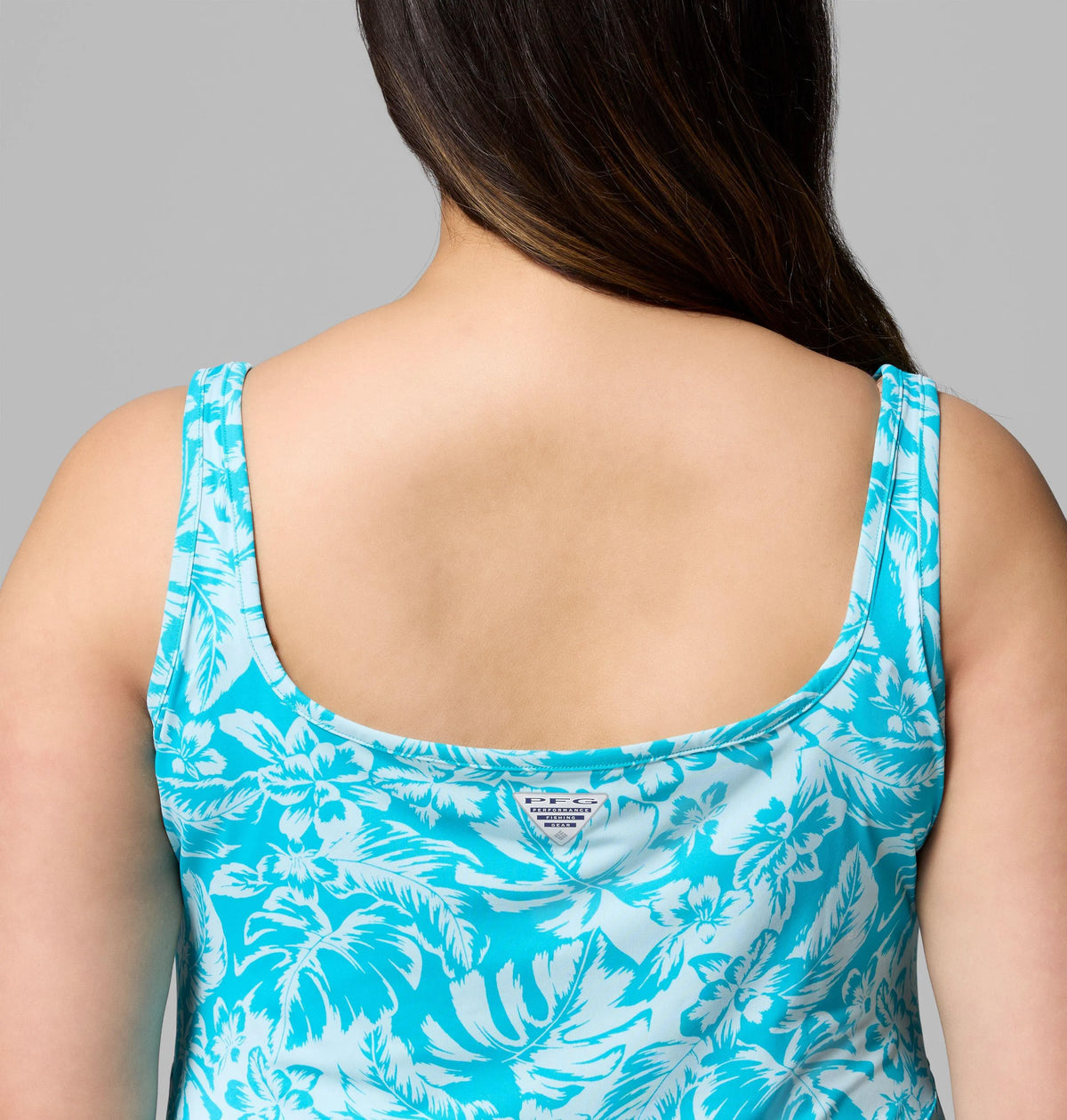 Ocean Teal Vacay Blooms Tonal