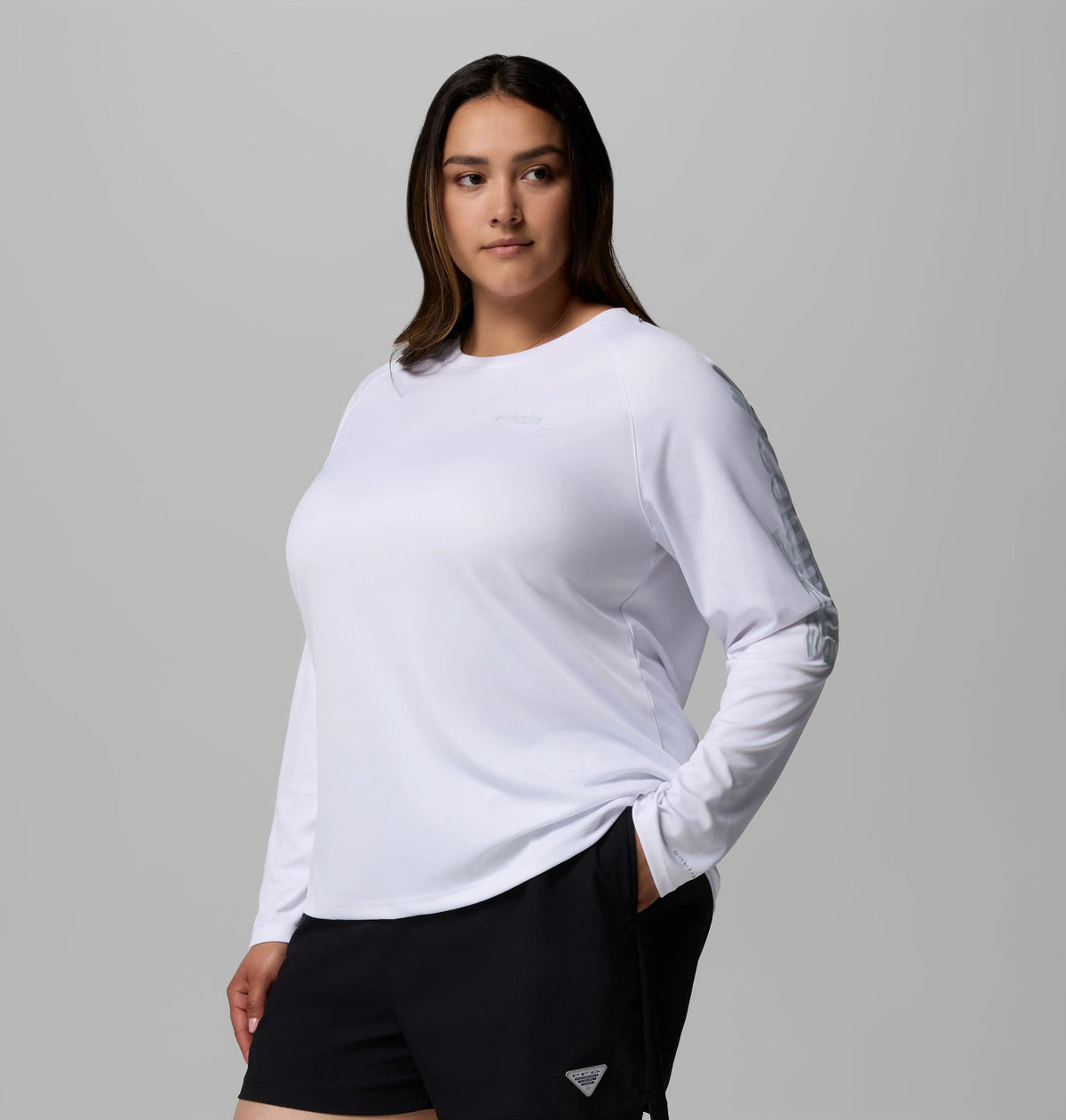 White, Cirrus Grey Logo