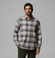 Flint Grey Texture Plaid