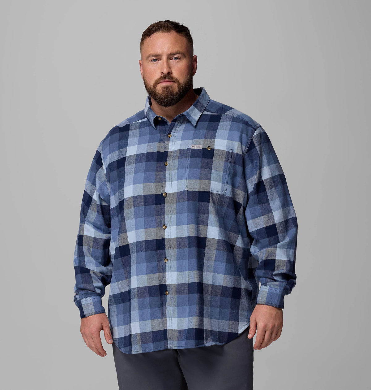 Coll Navy Multi Buffalo Check