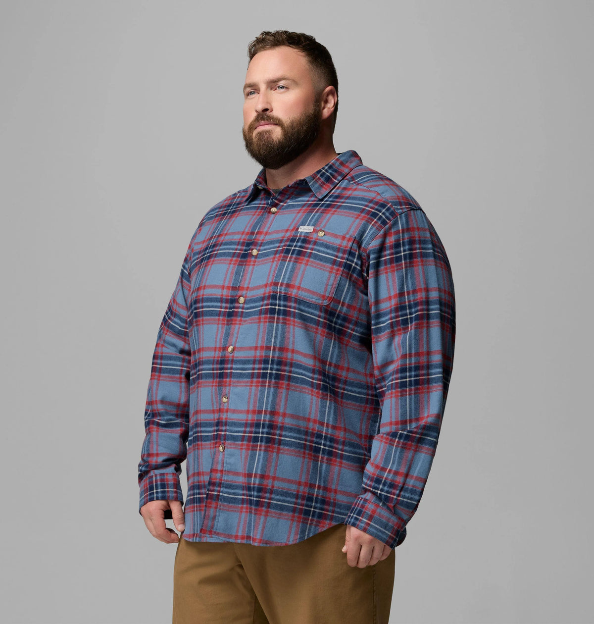 Dark Mountain Textured Plaid