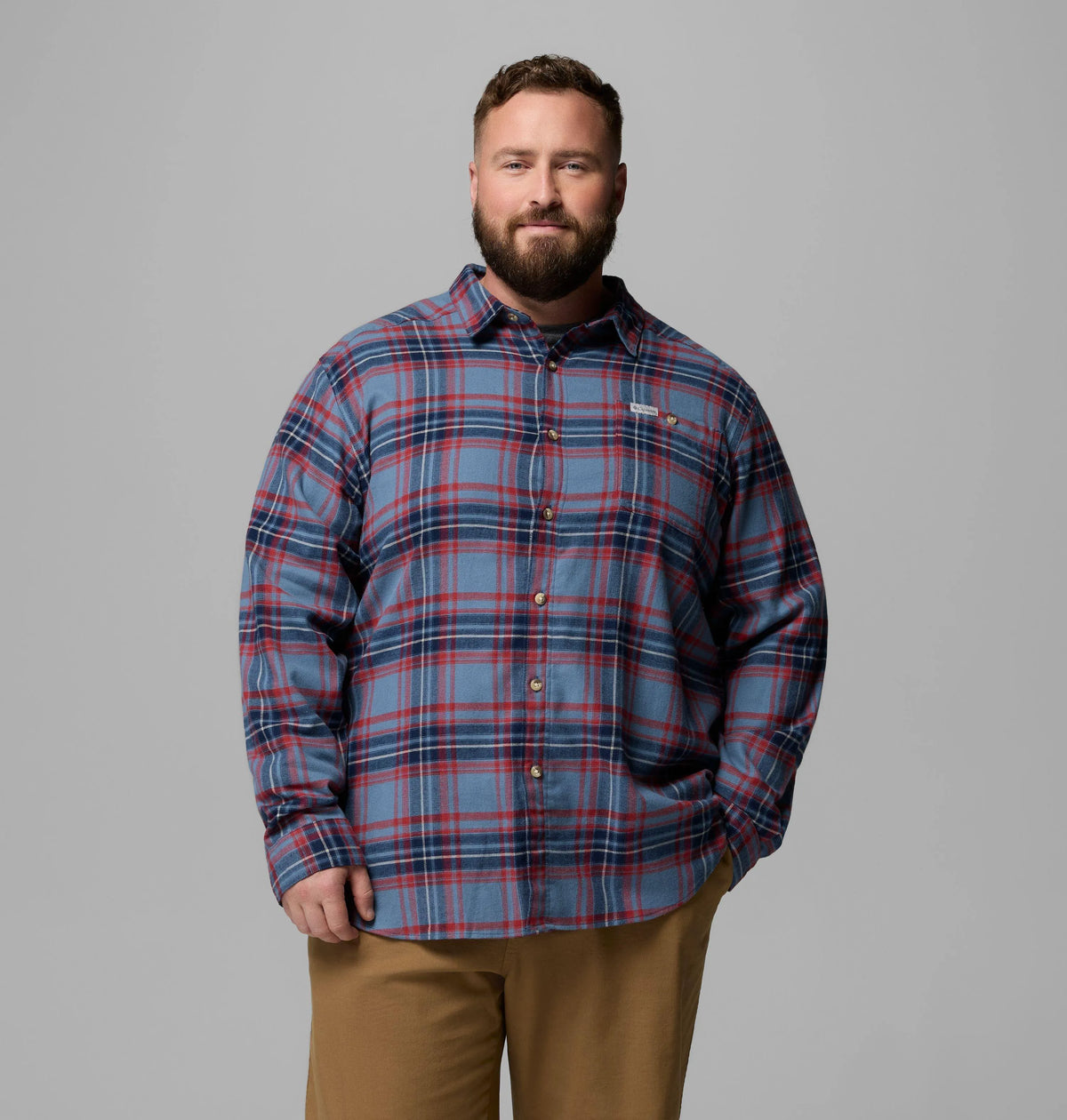 Dark Mountain Textured Plaid