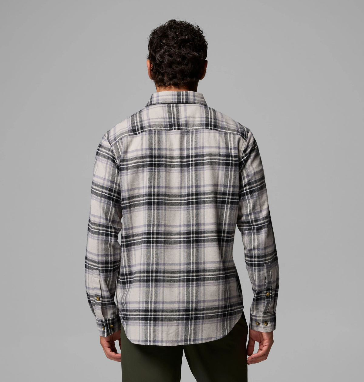 Flint Grey Texture Plaid