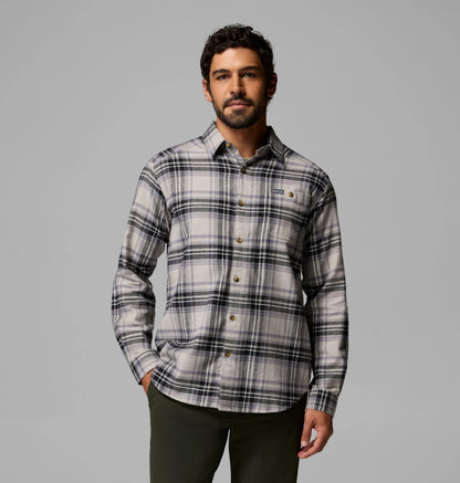 Flint Grey Texture Plaid