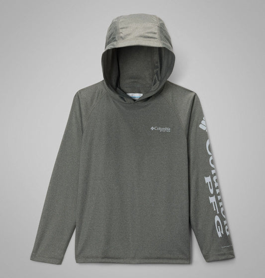 Charcoal Heather, Cool Grey Logo