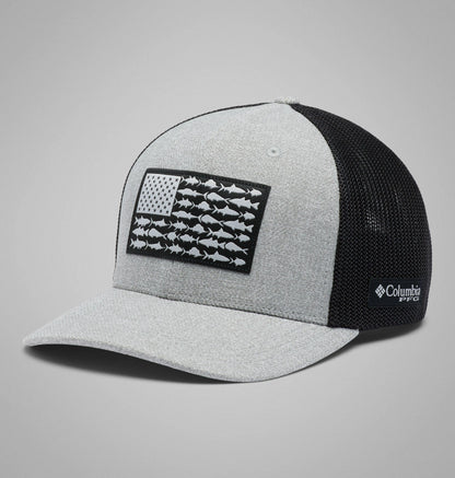 Cool Grey Heather, Grill, US Fish Flag