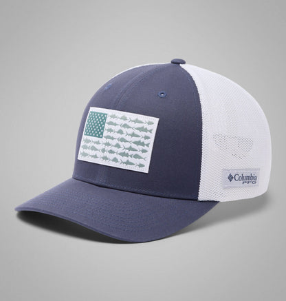 Nocturnal, White, Us Fish Flag