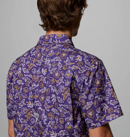 LSU - Vivid Purple Livin Print