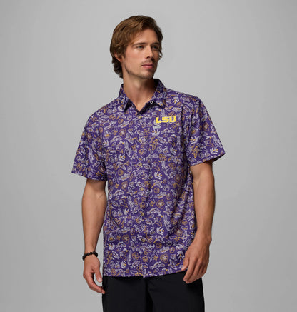 LSU - Vivid Purple Livin Print