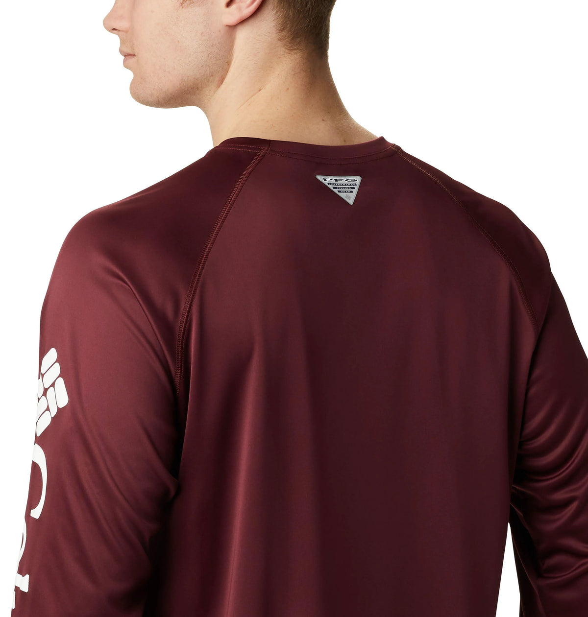 TAM - Deep Maroon, White