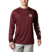 TAM - Deep Maroon, White