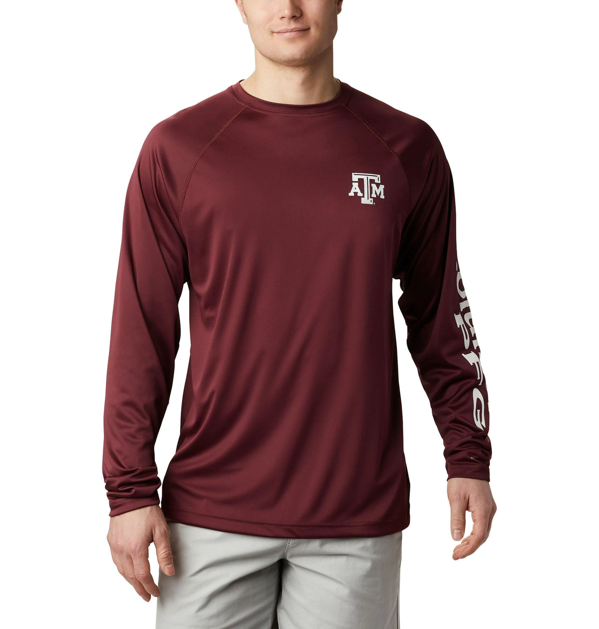 TAM - Deep Maroon, White