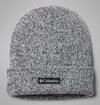 White, Black Marled, Logo