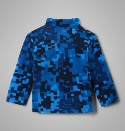 Bright Indigo Weave Print