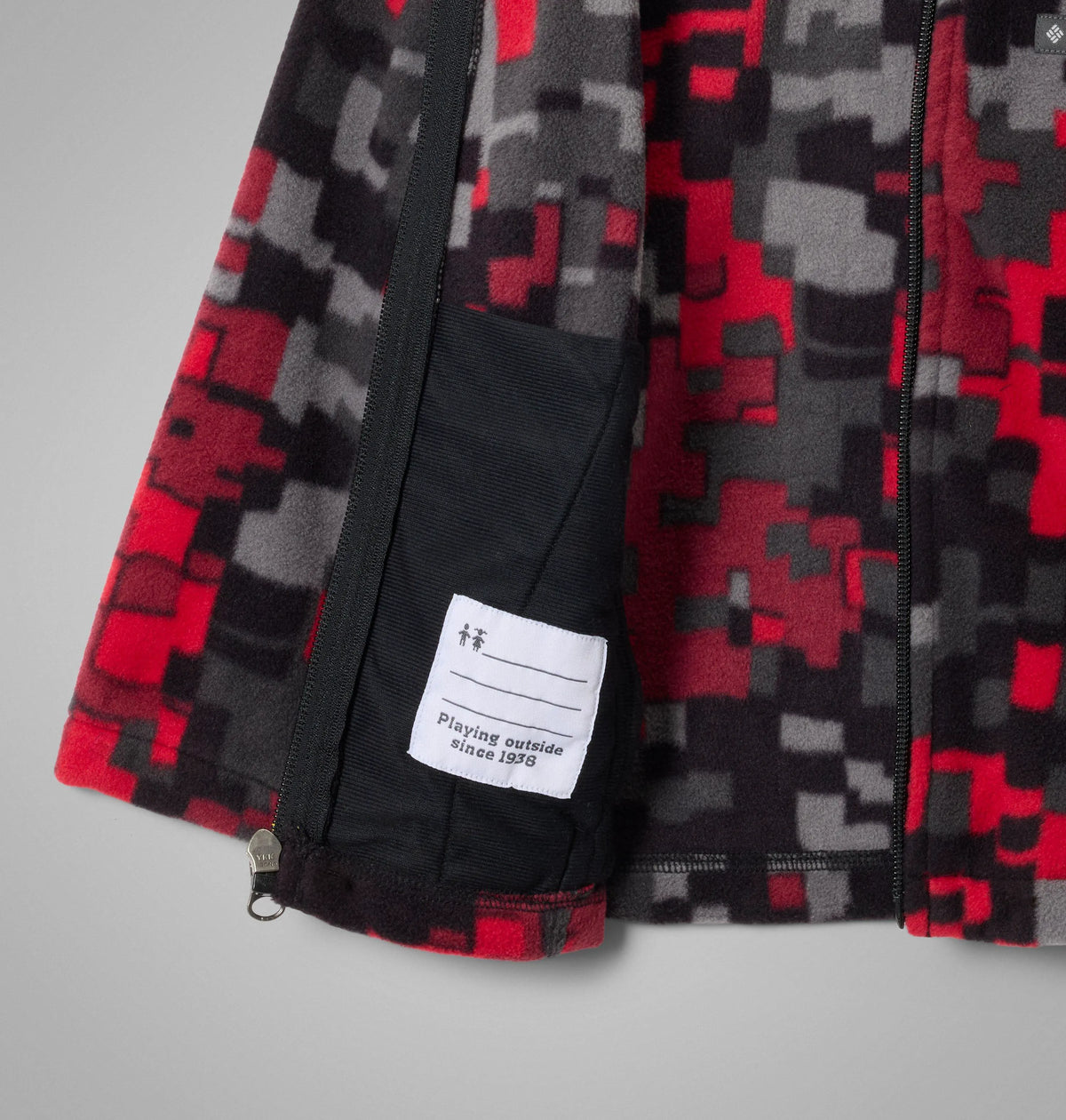 Mountain Red Weave Print