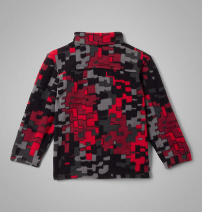 Mountain Red Weave Print