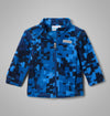 Bright Indigo Weave Print