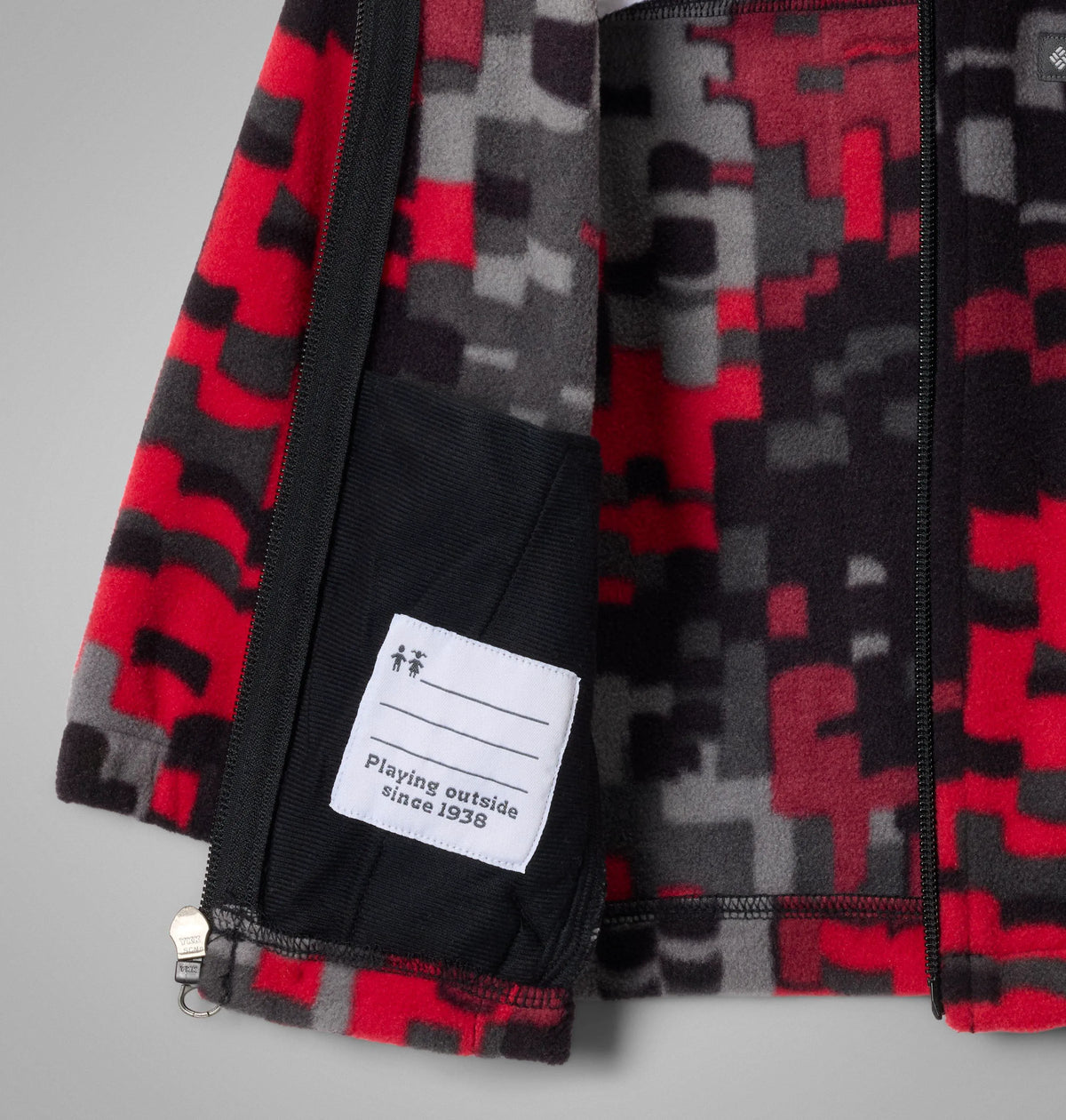 Mountain Red Weave Print