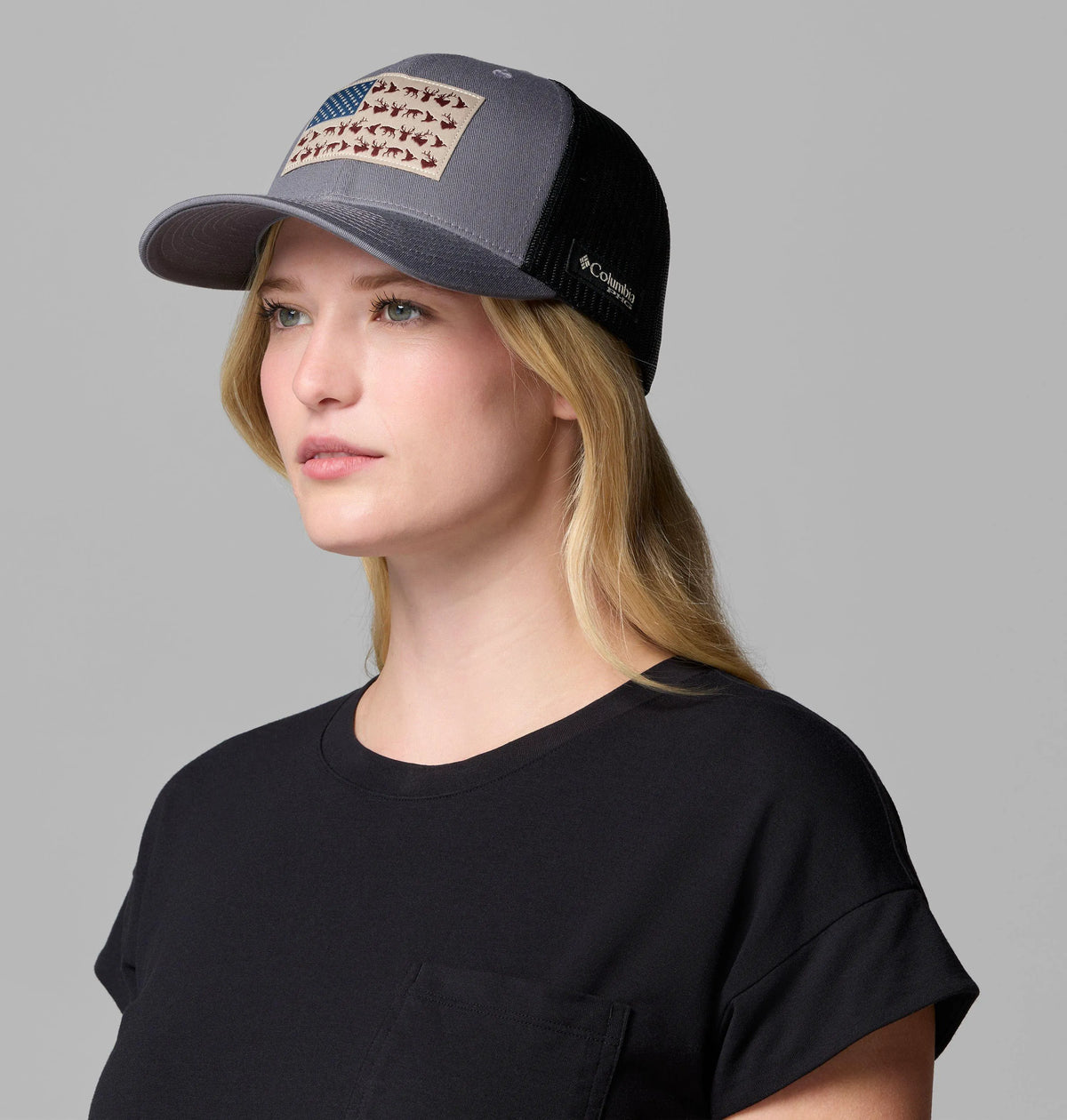 City Grey Hunt Flag, Black,