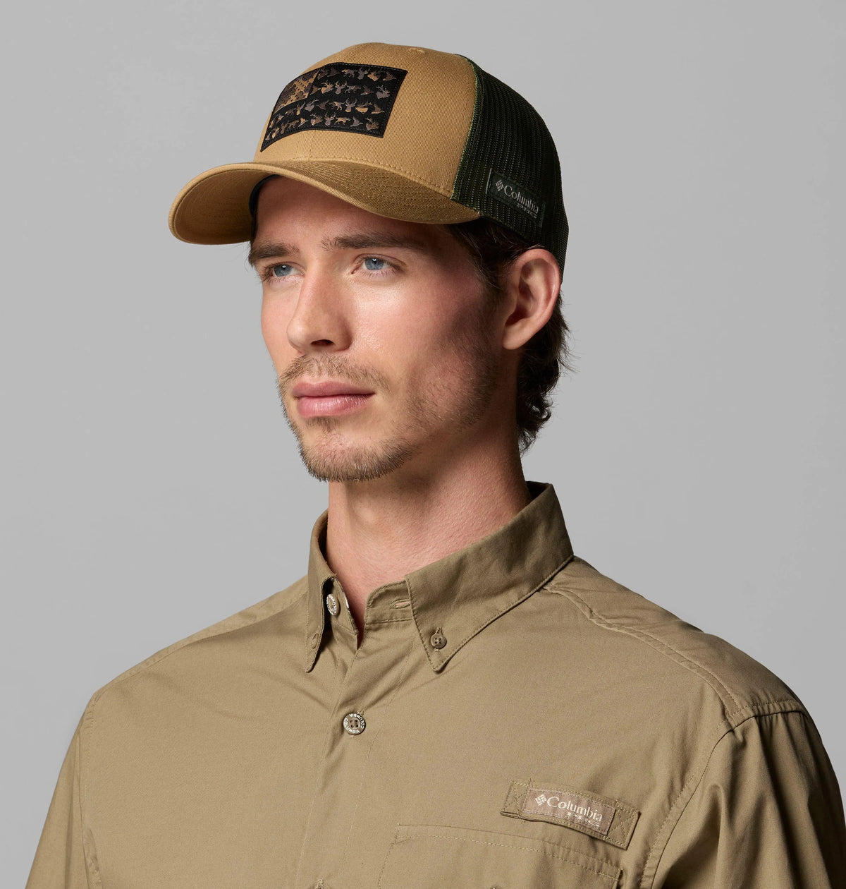 Sahara, Surplus Green, Camo Hunting Flag