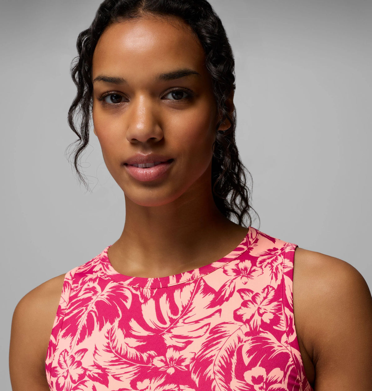 Guava Pink Vacay Blooms Tonal