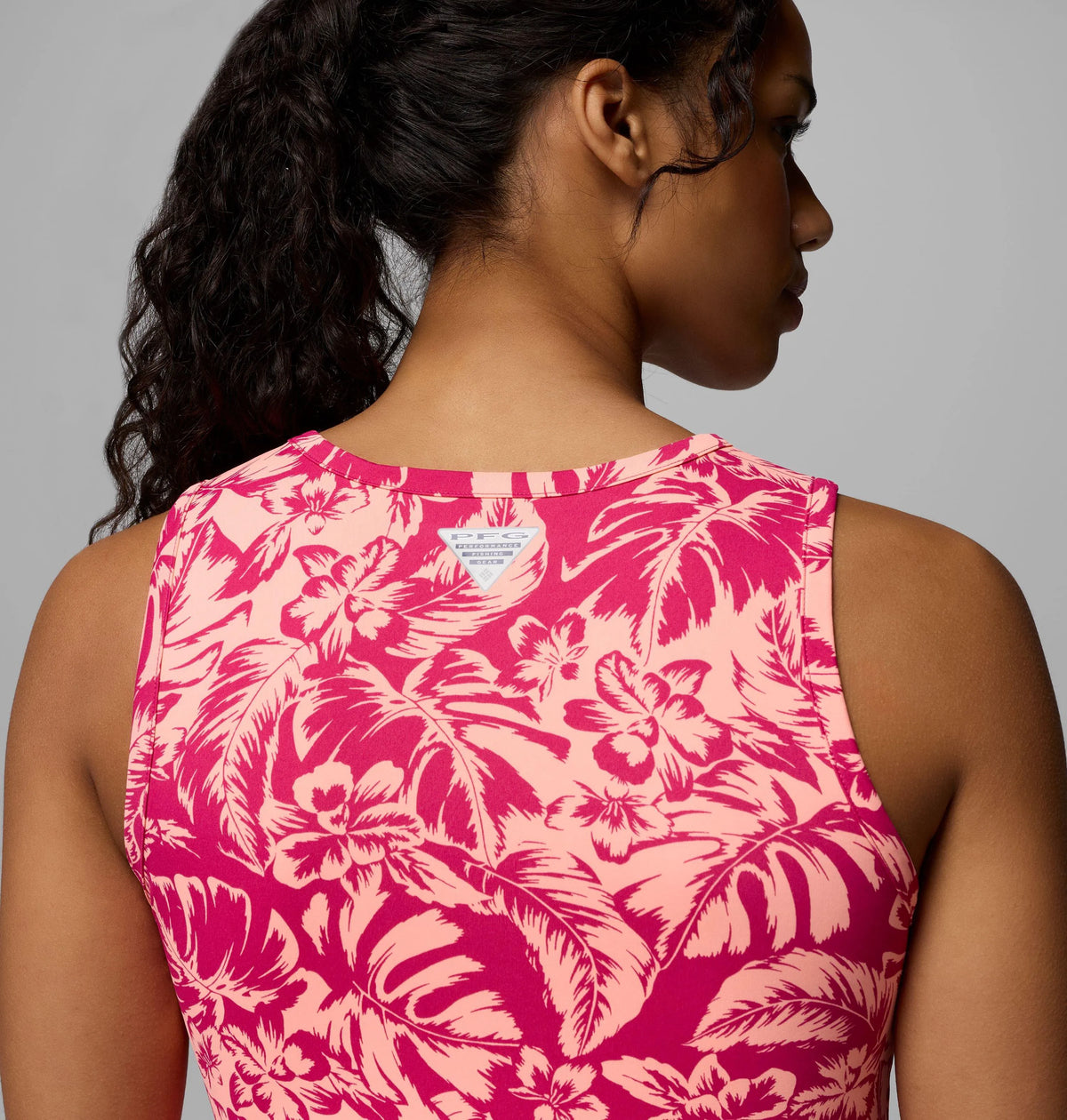 Guava Pink Vacay Blooms Tonal