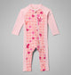 Satin Pink Sunbursts, Satin pink