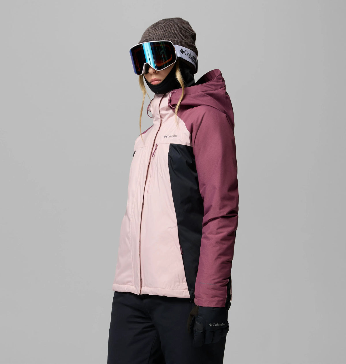 Mineral Pink, Black, Antique Mauve X Dye