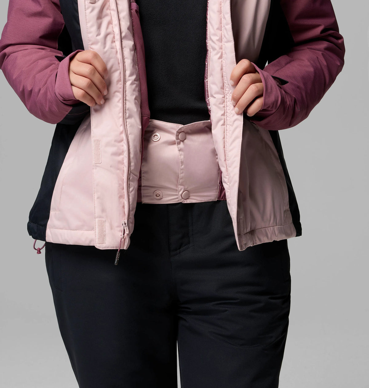 Mineral Pink, Black, Antique Mauve X Dye