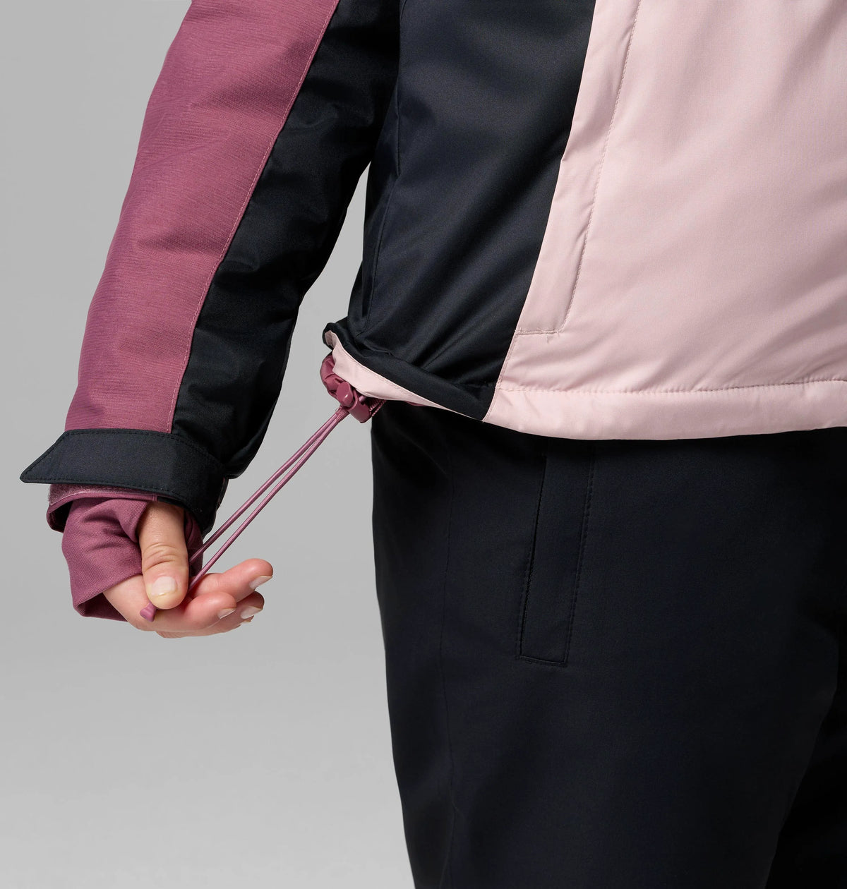 Mineral Pink, Black, Antique Mauve X Dye