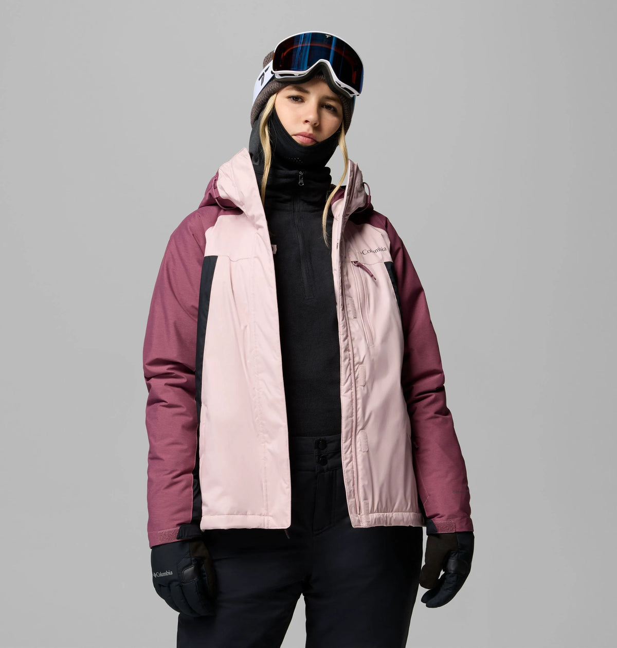 Mineral Pink, Black, Antique Mauve X Dye