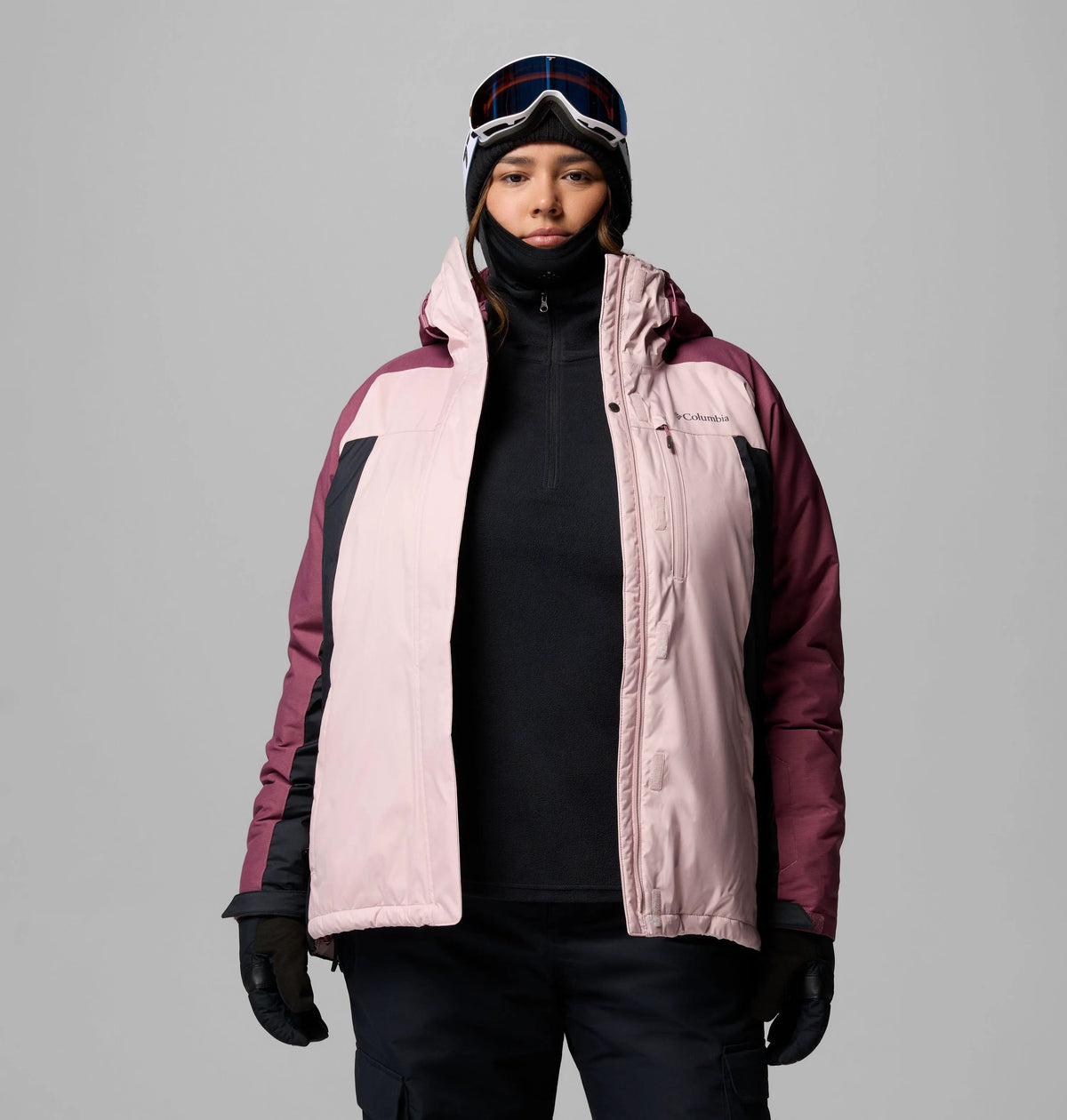 Mineral Pink, Black, Antique Mauve X Dye