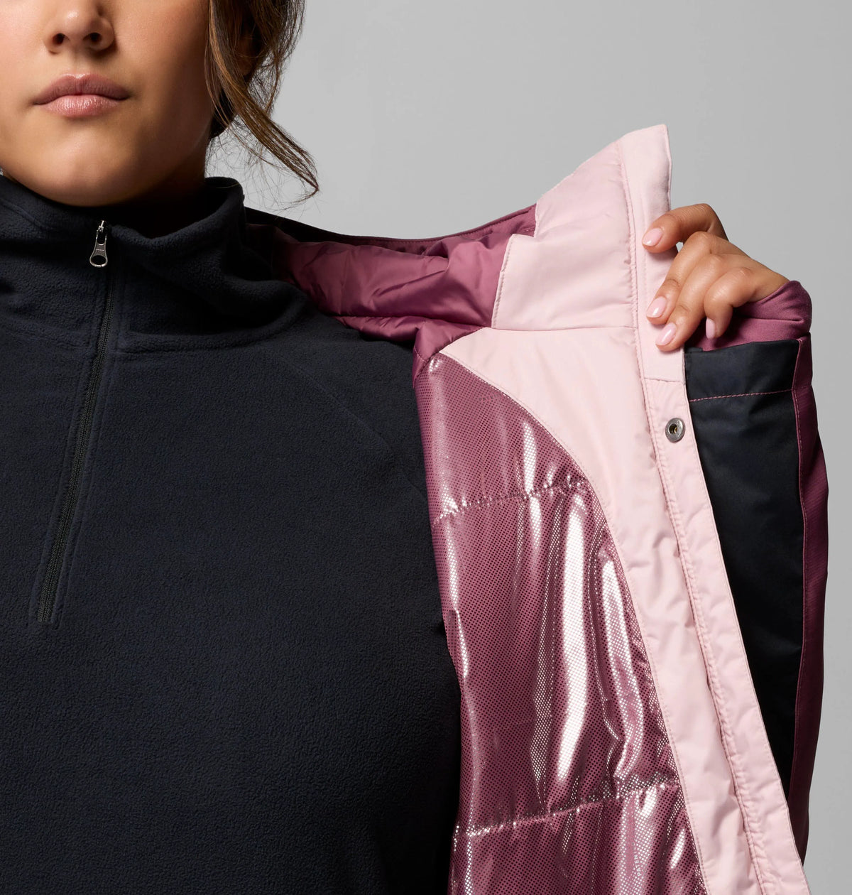 Mineral Pink, Black, Antique Mauve X Dye