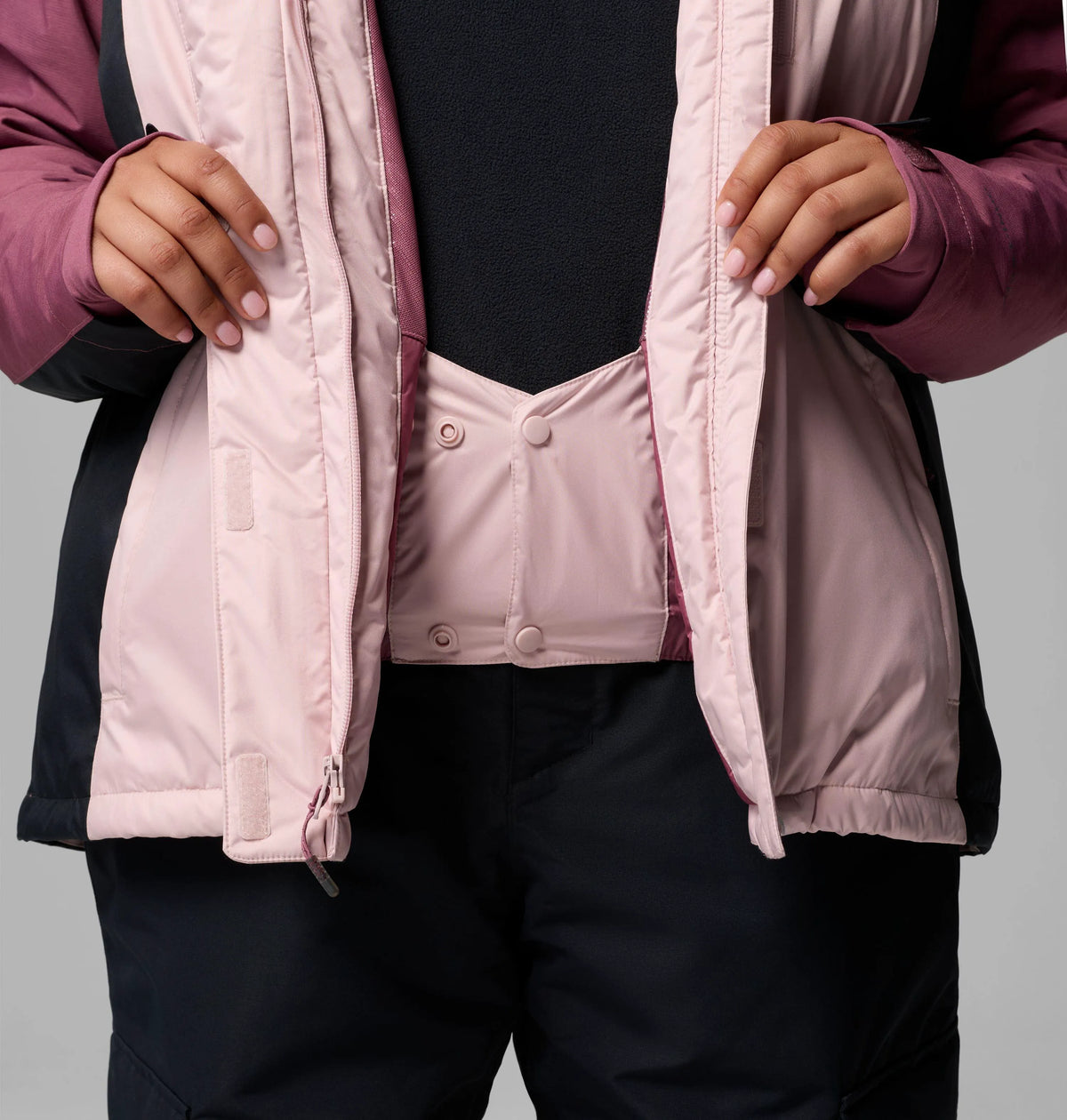 Mineral Pink, Black, Antique Mauve X Dye