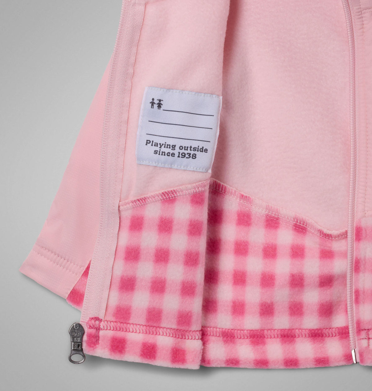Nico Gingham, Satin Pink