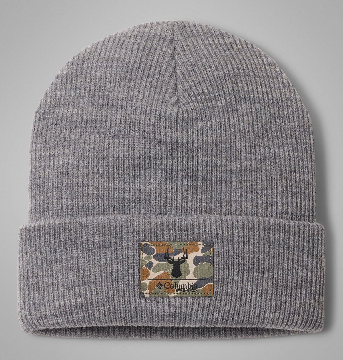 City Grey Heather, Camo Patch Buck