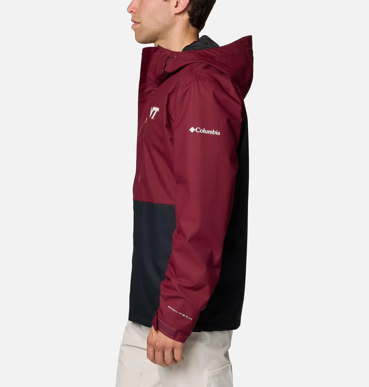 VT - Deep Maroon, Black