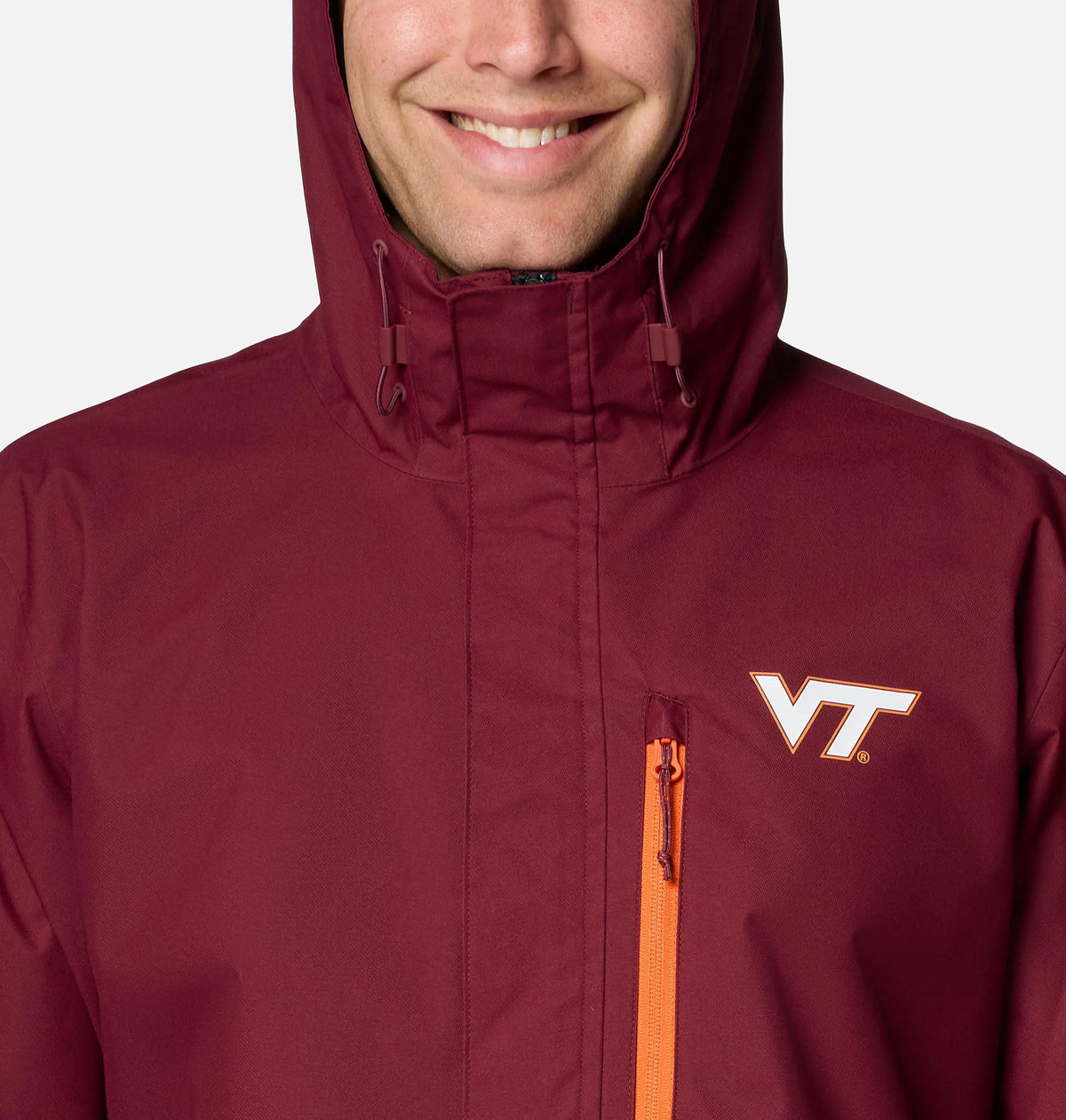 VT - Deep Maroon, Black