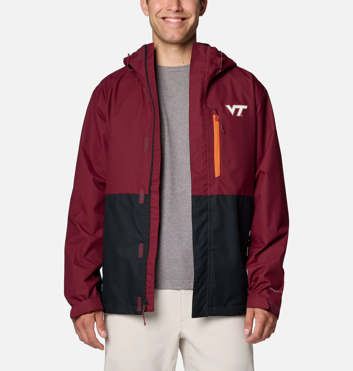 VT - Deep Maroon, Black