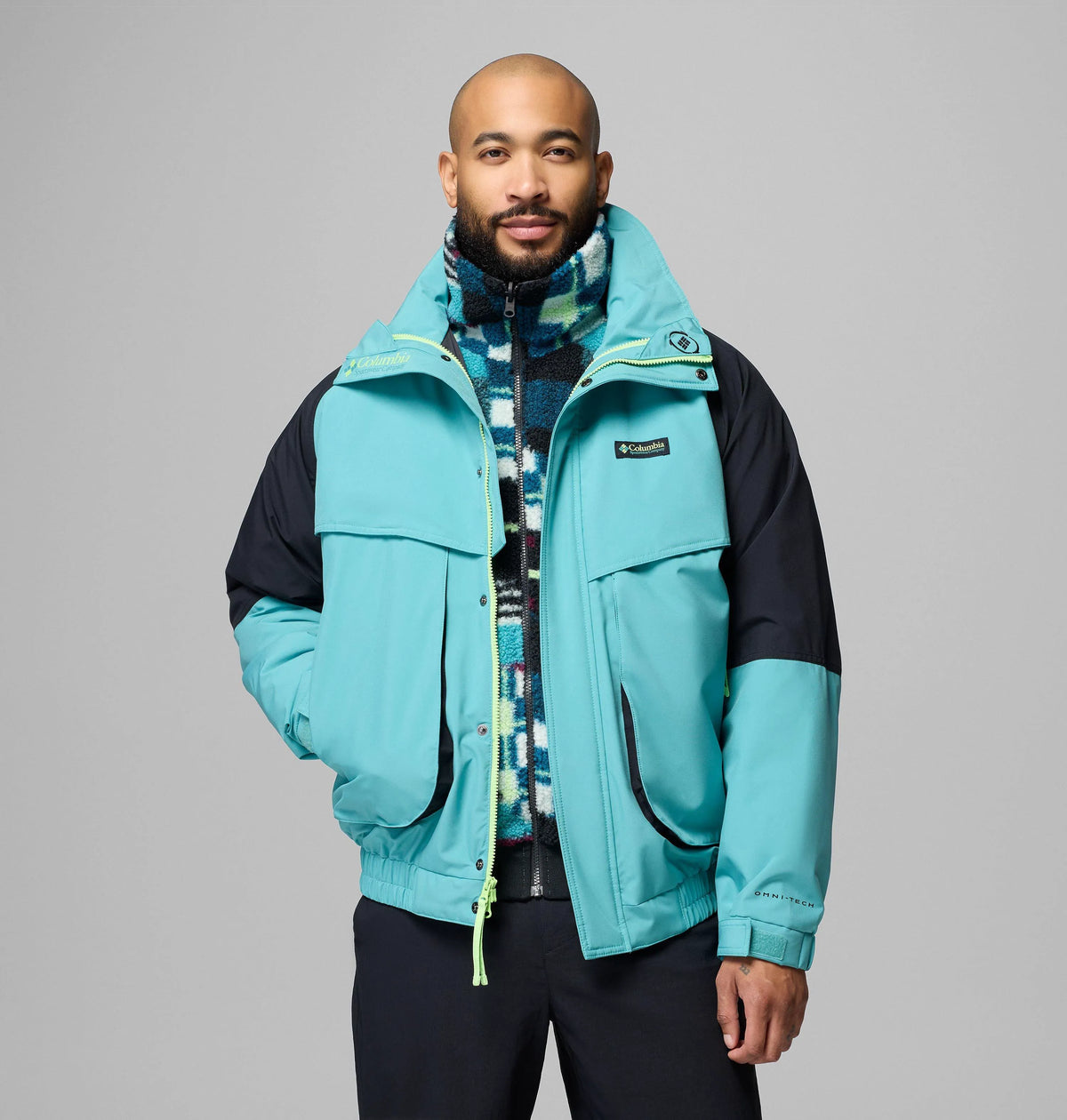 Teal, Black