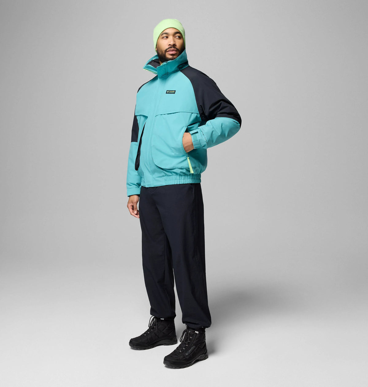 Teal, Black