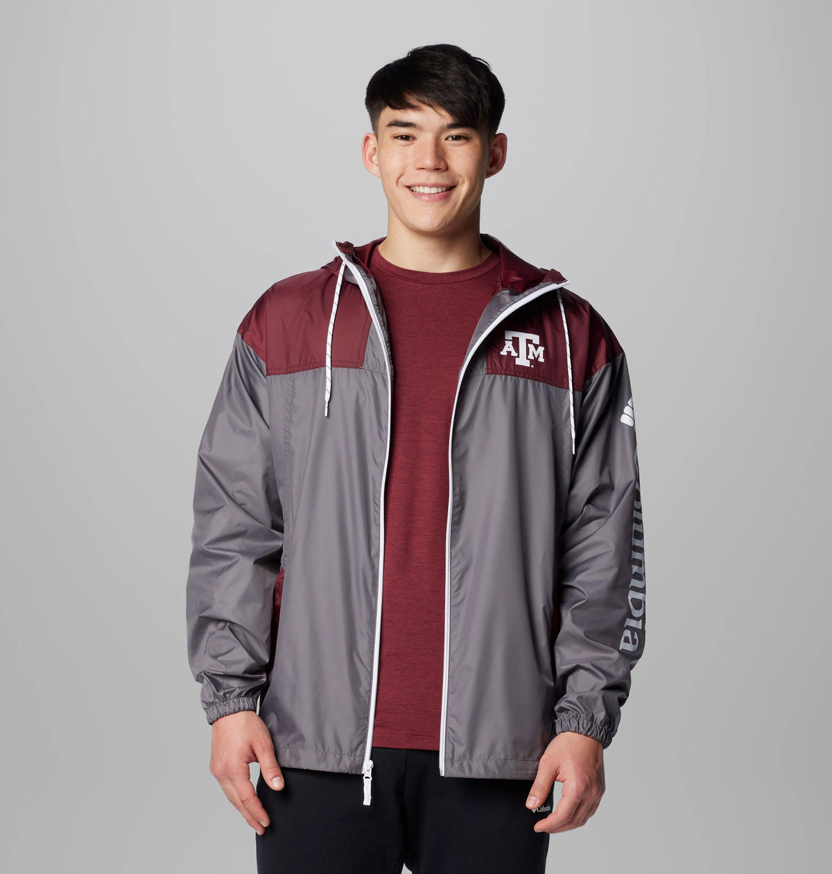 TAM - City Grey, Deep Maroon