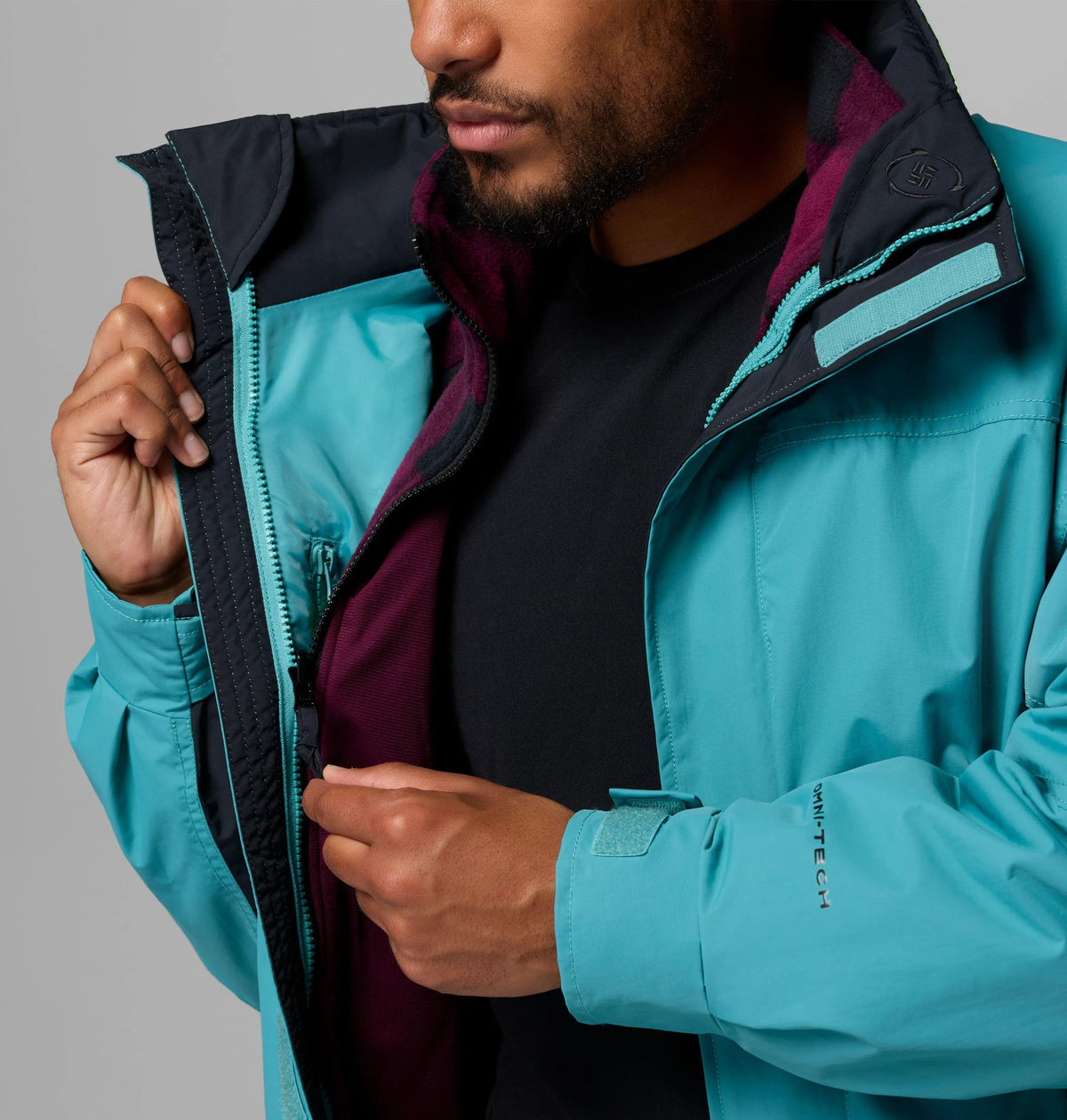 Teal, Black