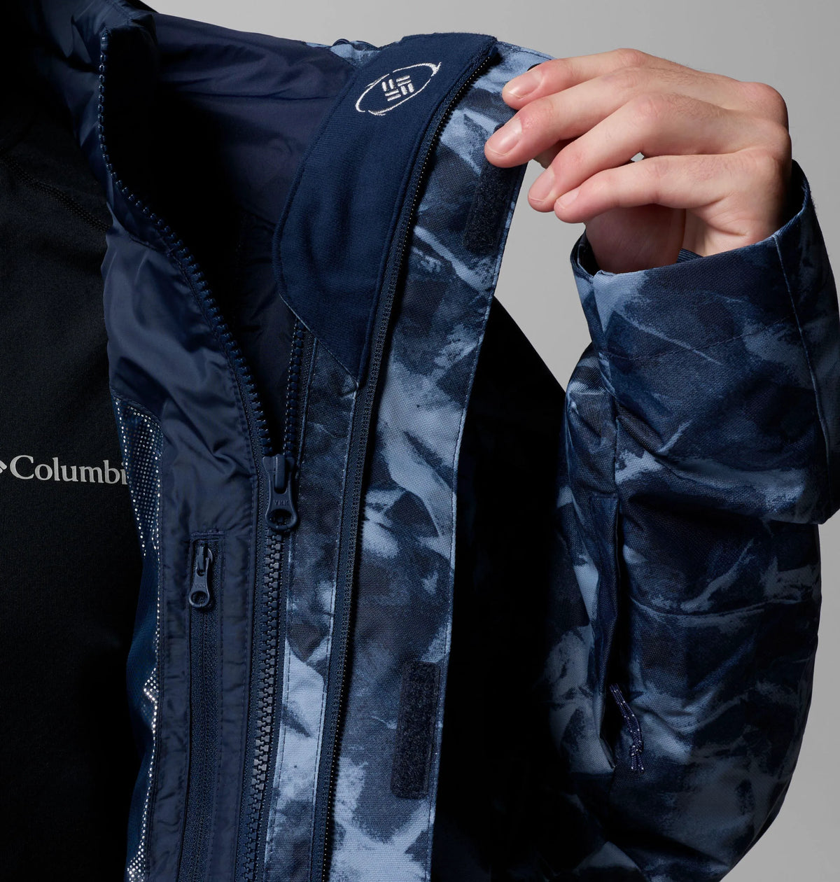 Collegiate Navy Icy Peaks