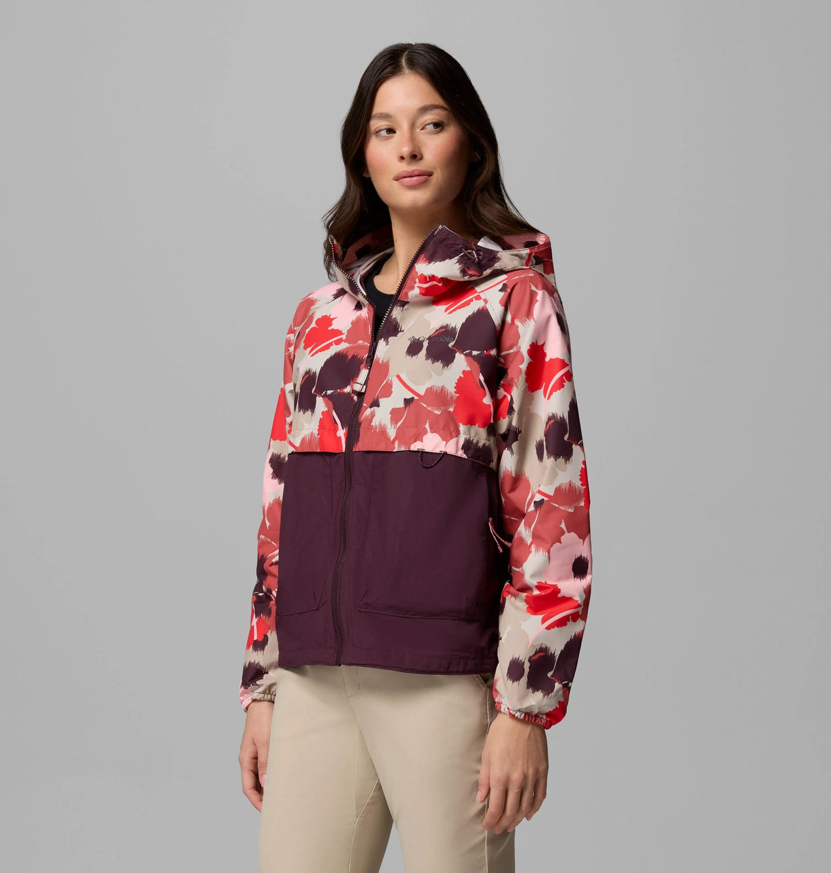 Washed Red Ikatbloom Print, Moonvista