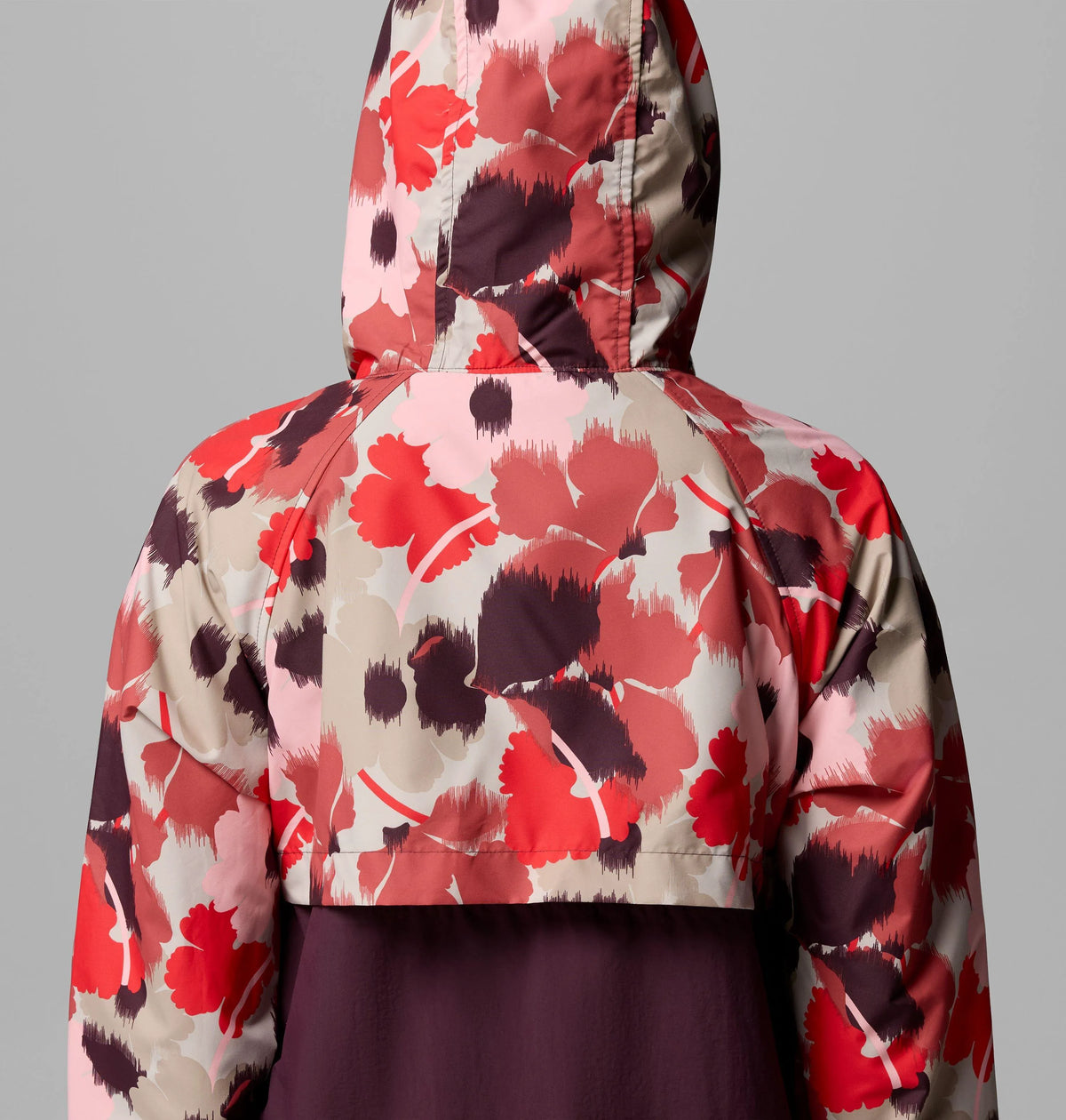 Washed Red Ikatbloom Print, Moonvista