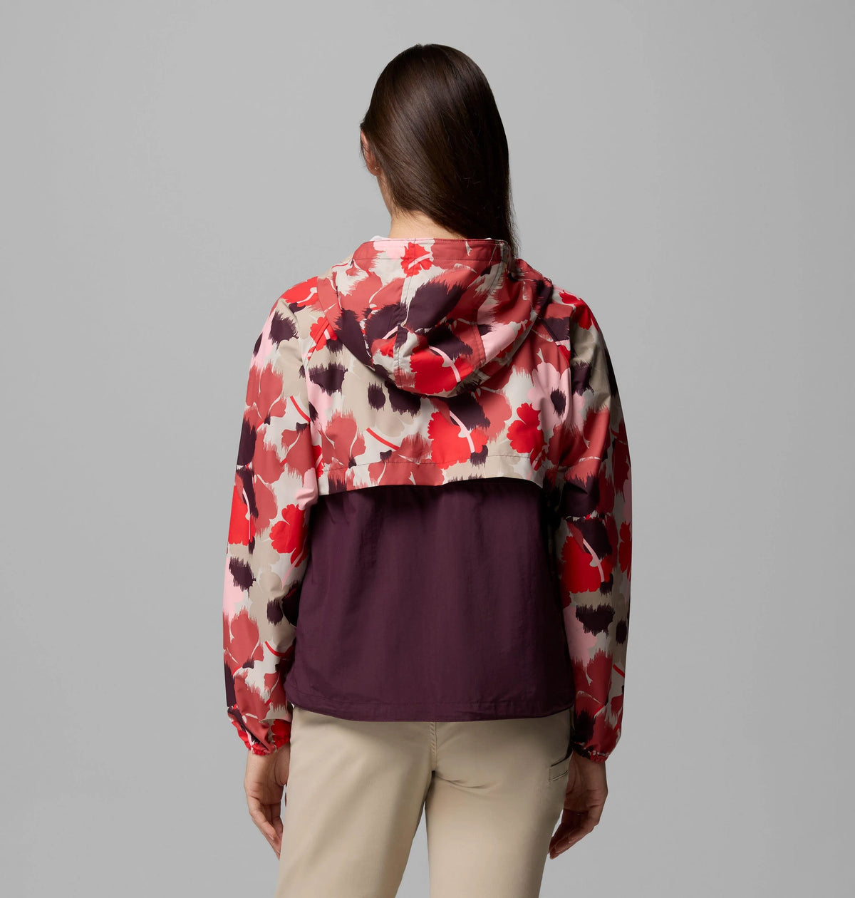 Washed Red Ikatbloom Print, Moonvista