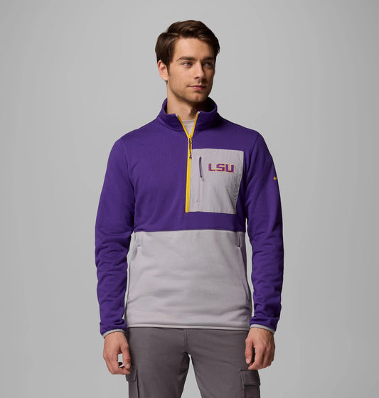 LSU - Vivid Purple, Columbia Grey