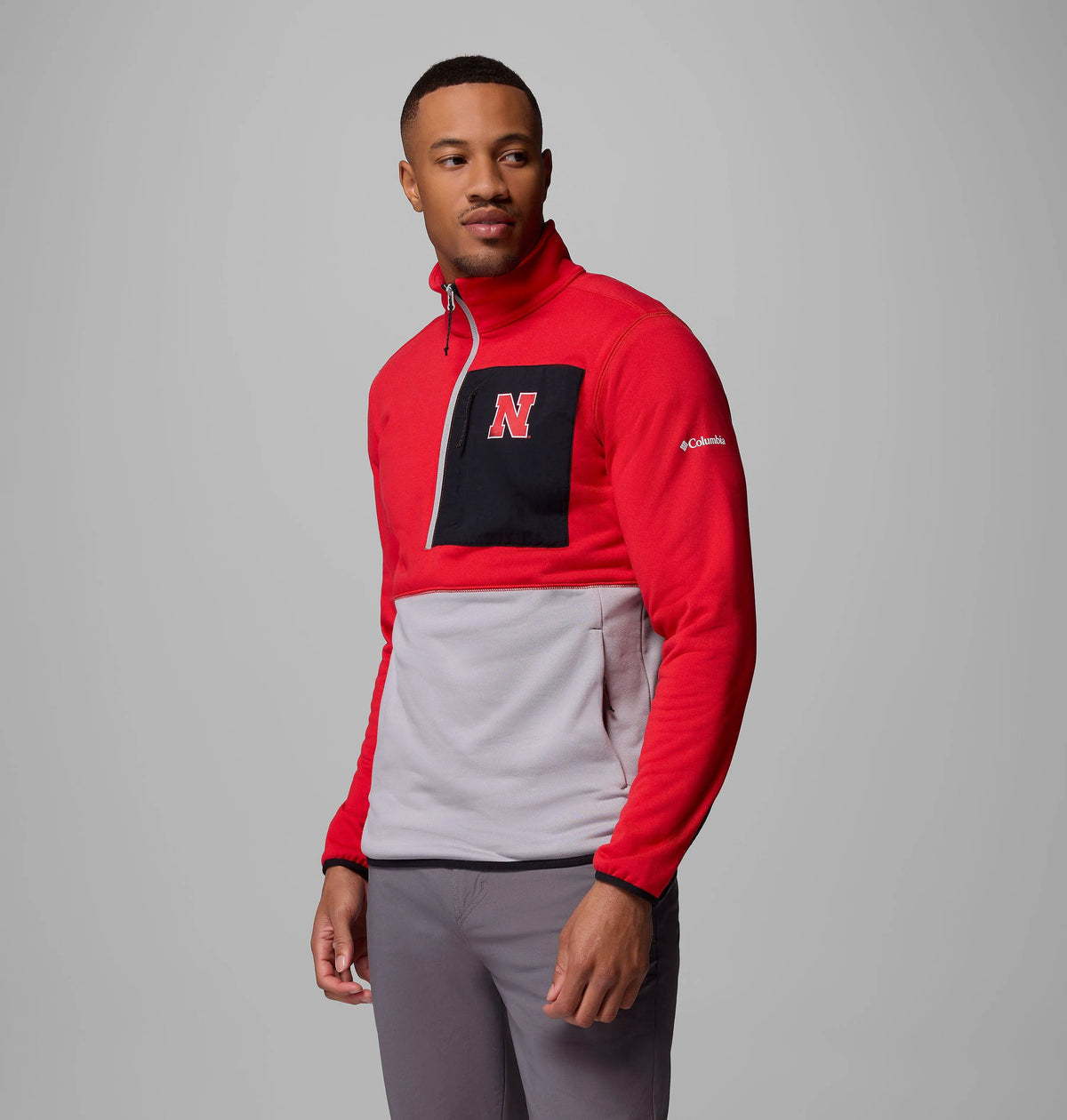 NEB - Bright Red, Columbia Grey, Black